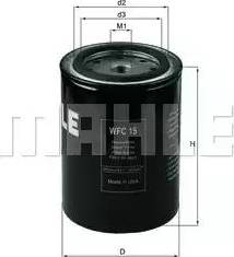 KNECHT WFC 15 - Фильтр охлаждающей жидкости autospares.lv