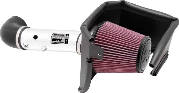 K&N Filters 69-2526TP - Система спортивного воздушного фильтра autospares.lv