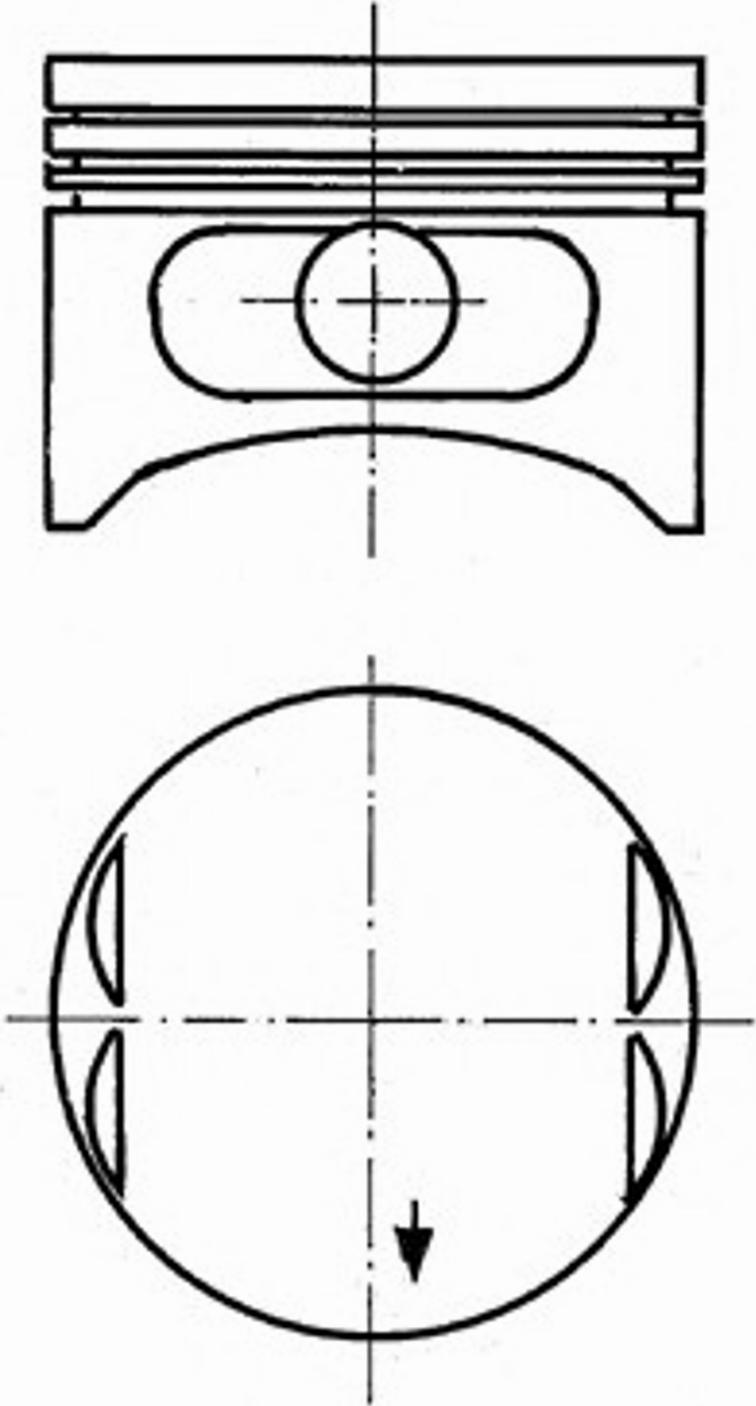 Kolbenschmidt 90028620 - Поршень autospares.lv