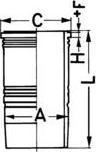 Kolbenschmidt 89396110 - Гильза цилиндра autospares.lv