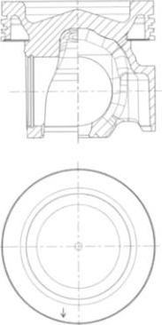 Kolbenschmidt 40834601 - Поршень autospares.lv