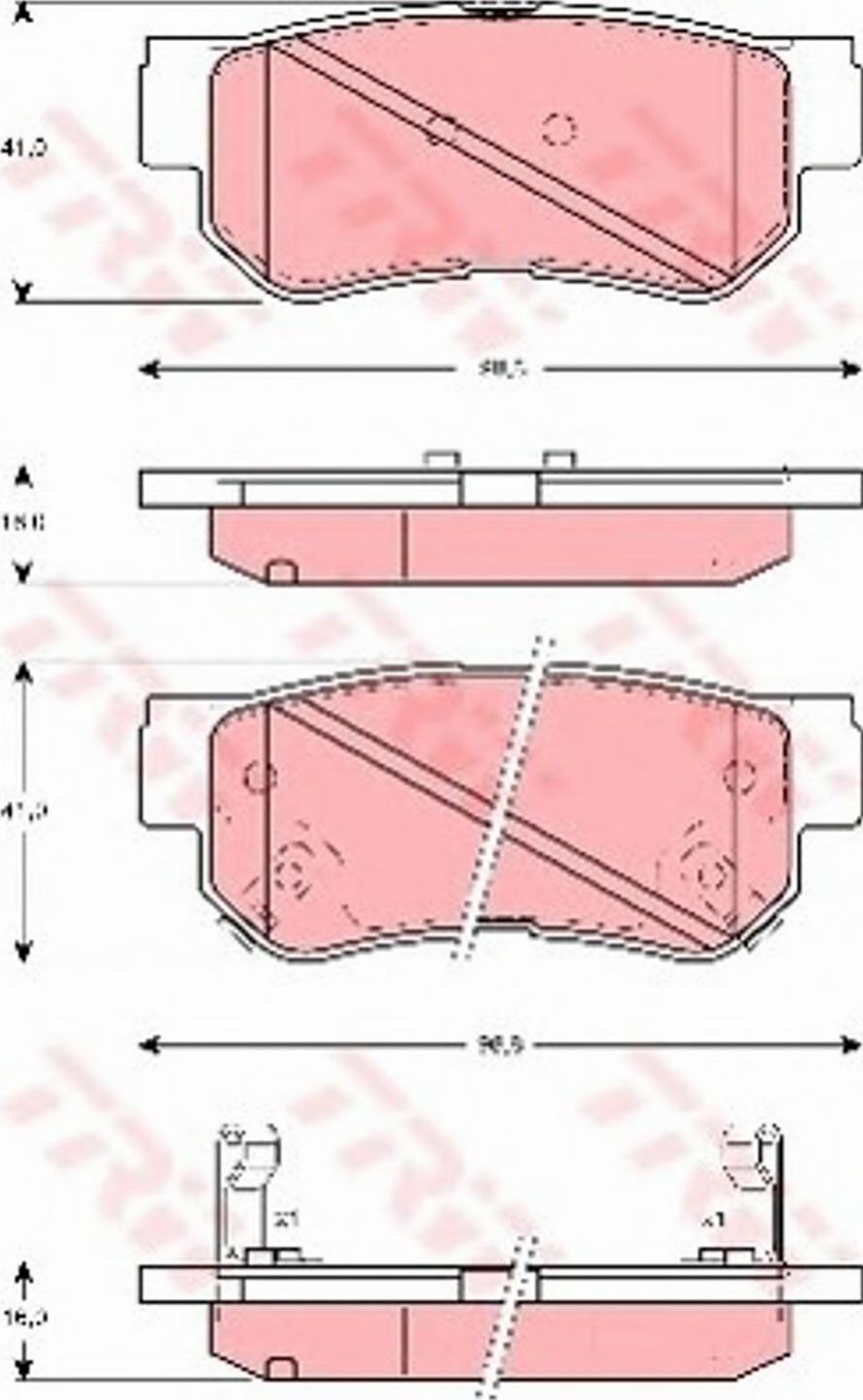 Konstein 5610172 - Тормозные колодки, дисковые, комплект autospares.lv