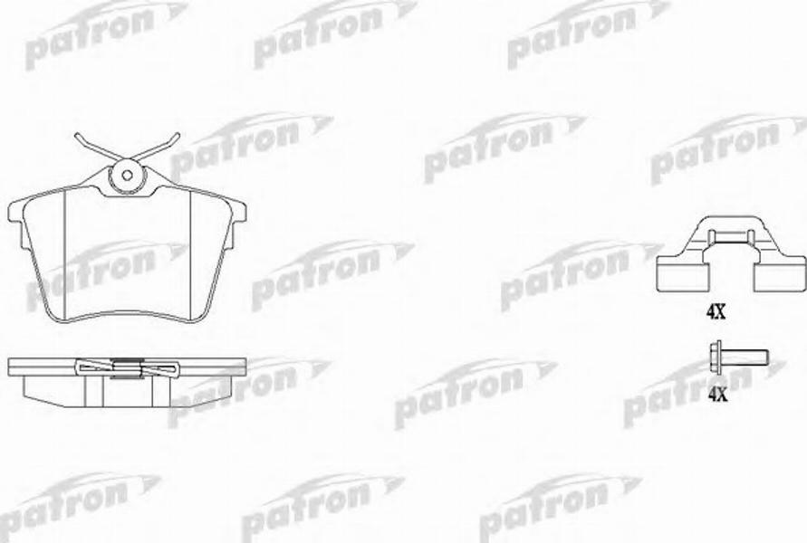 Konstein 5610298 - Тормозные колодки, дисковые, комплект autospares.lv