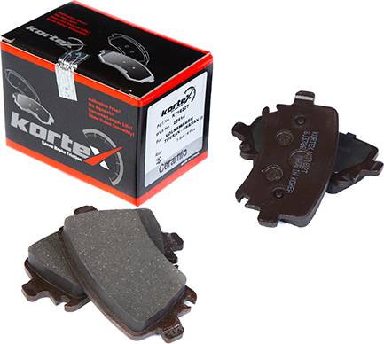 Kortex KT1622T - Тормозные колодки, дисковые, комплект autospares.lv