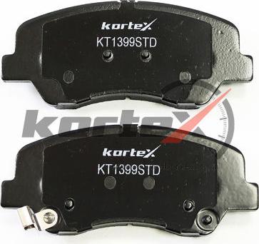 Kortex KT1399STD - Тормозные колодки, дисковые, комплект autospares.lv