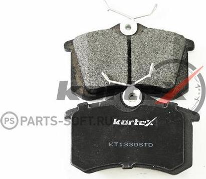 Kortex KT1330STD - Тормозные колодки, дисковые, комплект autospares.lv