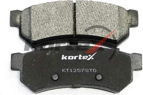 Kortex KT1257STD - Тормозные колодки, дисковые, комплект autospares.lv