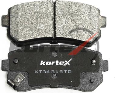 Kortex KT3421STD - Тормозные колодки, дисковые, комплект autospares.lv