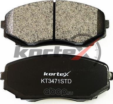 Kortex KT3471STD - Тормозные колодки, дисковые, комплект autospares.lv