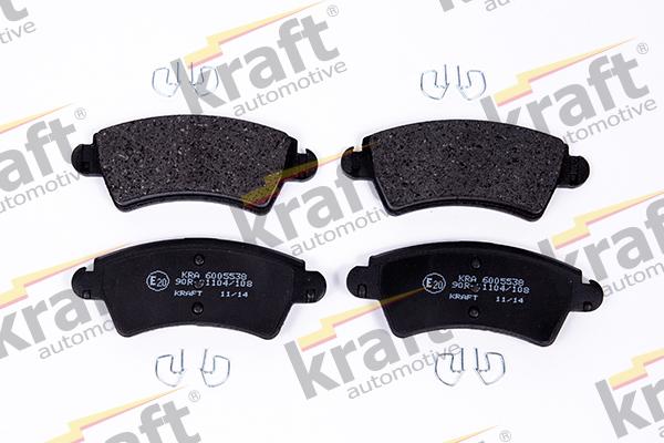 KRAFT AUTOMOTIVE 6005538 - Тормозные колодки, дисковые, комплект autospares.lv