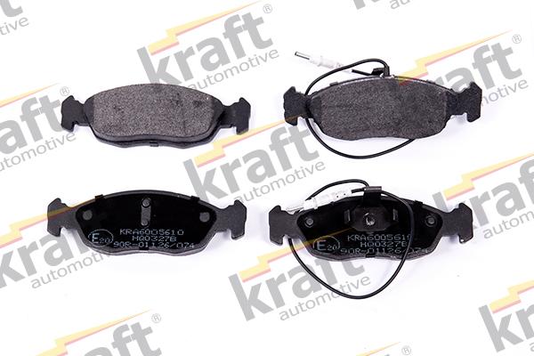 KRAFT AUTOMOTIVE 6005610 - Тормозные колодки, дисковые, комплект autospares.lv