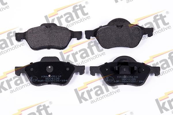 KRAFT AUTOMOTIVE 6005139 - Тормозные колодки, дисковые, комплект autospares.lv