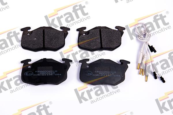 KRAFT AUTOMOTIVE 6006010 - Тормозные колодки, дисковые, комплект autospares.lv
