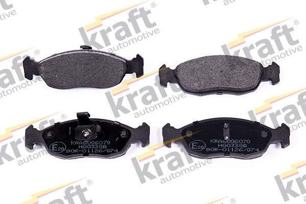 KRAFT AUTOMOTIVE 6006070 - Тормозные колодки, дисковые, комплект autospares.lv