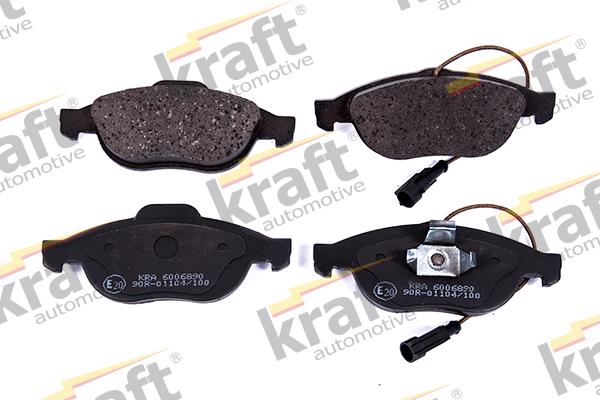 KRAFT AUTOMOTIVE 6006890 - Тормозные колодки, дисковые, комплект autospares.lv