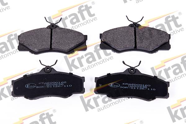 KRAFT AUTOMOTIVE 6000160 - Тормозные колодки, дисковые, комплект autospares.lv