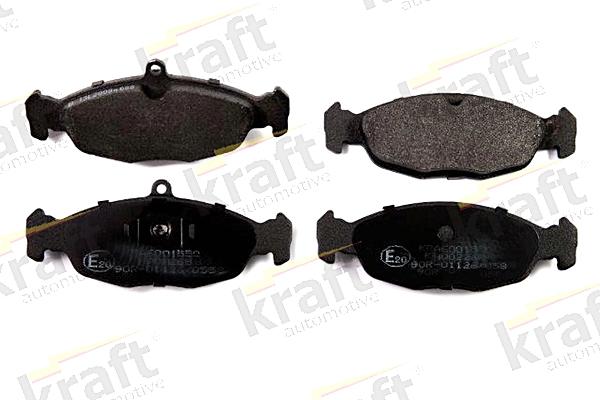 KRAFT AUTOMOTIVE 6001550 - Тормозные колодки, дисковые, комплект autospares.lv