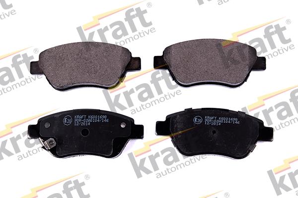 KRAFT AUTOMOTIVE 6001698 - Тормозные колодки, дисковые, комплект autospares.lv