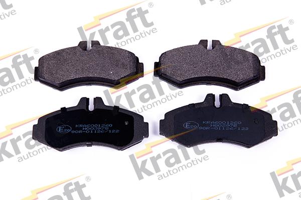 KRAFT AUTOMOTIVE 6001260 - Тормозные колодки, дисковые, комплект autospares.lv
