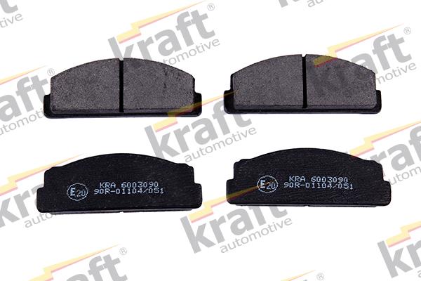 KRAFT AUTOMOTIVE 6003090 - Тормозные колодки, дисковые, комплект autospares.lv