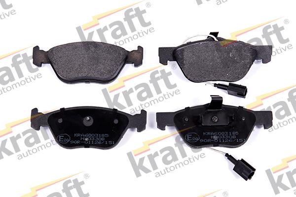 KRAFT AUTOMOTIVE 6003185 - Тормозные колодки, дисковые, комплект autospares.lv