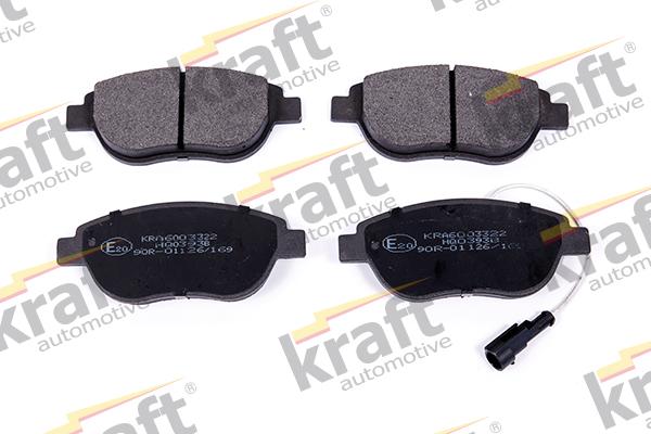 KRAFT AUTOMOTIVE 6003322 - Тормозные колодки, дисковые, комплект autospares.lv