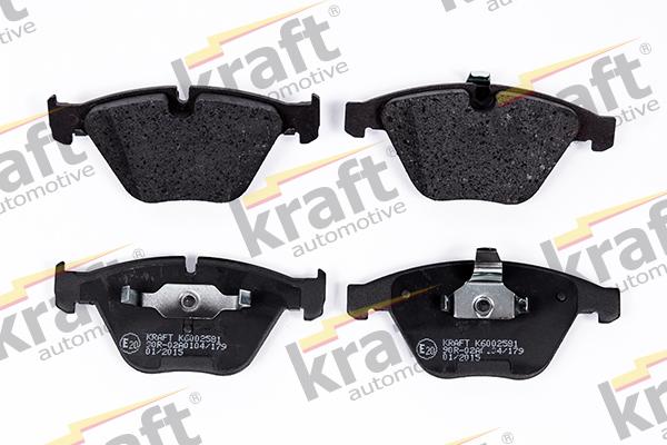 KRAFT AUTOMOTIVE 6002581 - Тормозные колодки, дисковые, комплект autospares.lv