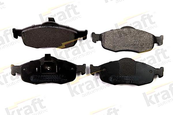 KRAFT AUTOMOTIVE 6002170 - Тормозные колодки, дисковые, комплект autospares.lv