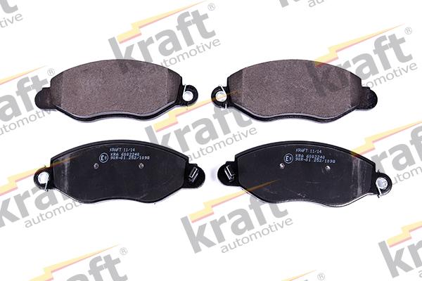 KRAFT AUTOMOTIVE 6002240 - Тормозные колодки, дисковые, комплект autospares.lv