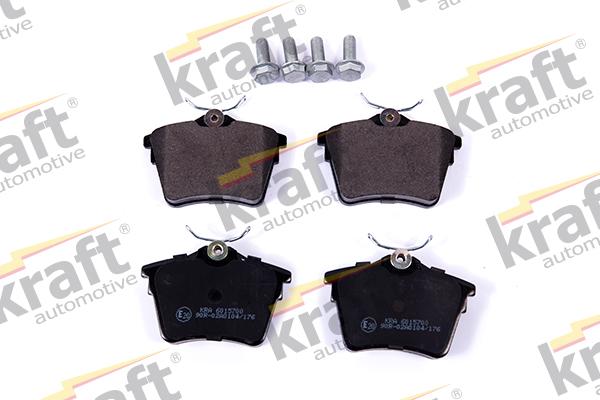 KRAFT AUTOMOTIVE 6015700 - Тормозные колодки, дисковые, комплект autospares.lv