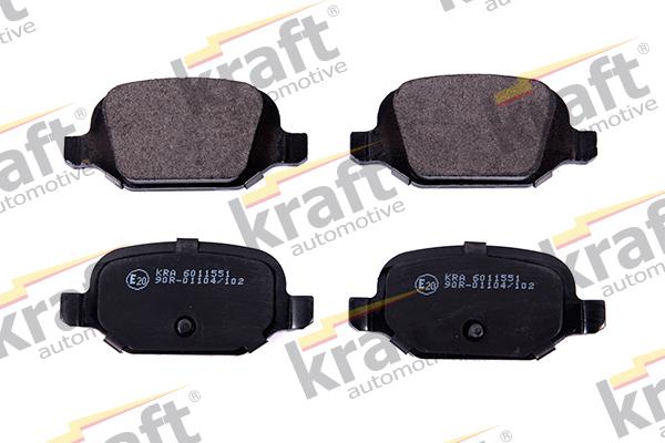 KRAFT AUTOMOTIVE 6011551 - Тормозные колодки, дисковые, комплект autospares.lv