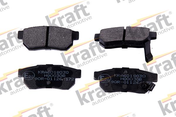KRAFT AUTOMOTIVE 6018030 - Тормозные колодки, дисковые, комплект autospares.lv