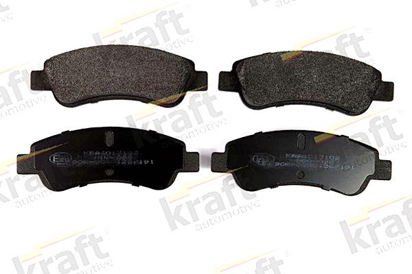 KRAFT AUTOMOTIVE 6013102 - Тормозные колодки, дисковые, комплект autospares.lv