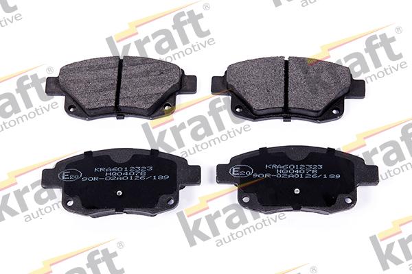 KRAFT AUTOMOTIVE 6012323 - Тормозные колодки, дисковые, комплект autospares.lv