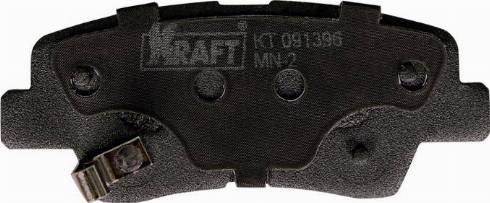 KRAFT AUTOMOTIVE KT091396 - Тормозные колодки, дисковые, комплект autospares.lv