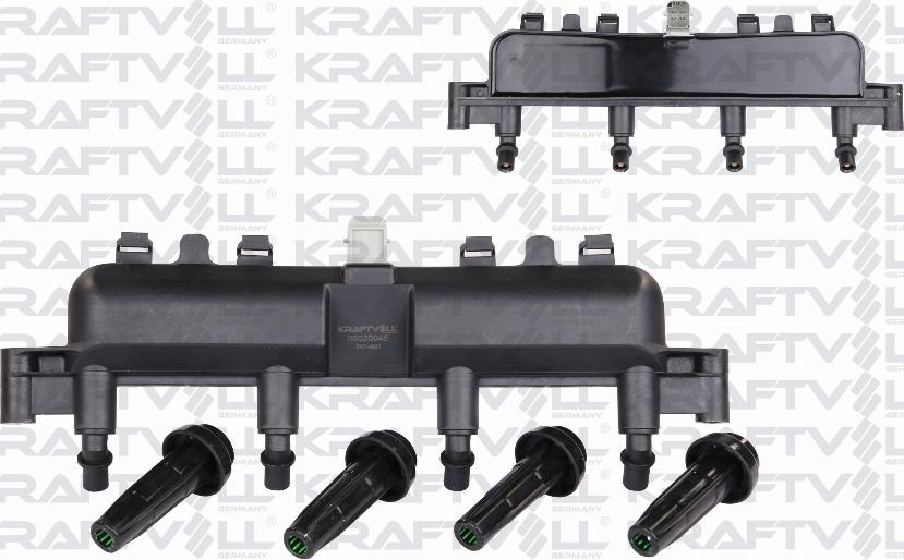 KRAFTVOLL GERMANY 05020045 - Катушка зажигания autospares.lv