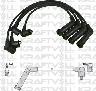 KRAFTVOLL GERMANY 05070354 - Комплект проводов зажигания autospares.lv