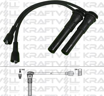 KRAFTVOLL GERMANY 05070364 - Комплект проводов зажигания autospares.lv