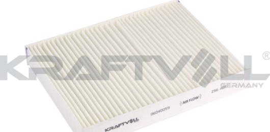 KRAFTVOLL GERMANY 06040059 - Фильтр воздуха в салоне autospares.lv