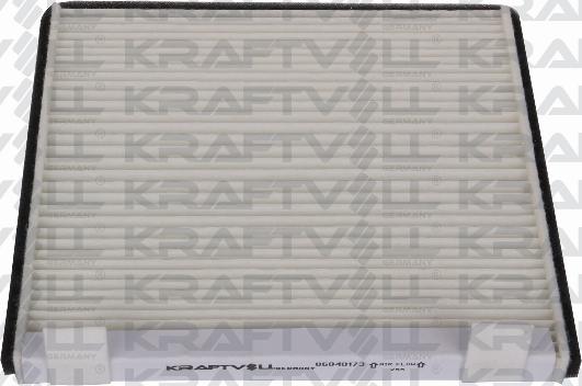 KRAFTVOLL GERMANY 06040173 - Фильтр воздуха в салоне autospares.lv