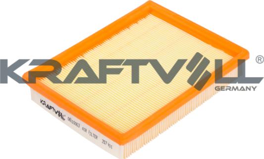 KRAFTVOLL GERMANY 06010063 - Воздушный фильтр, двигатель autospares.lv