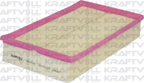 KRAFTVOLL GERMANY 06010113 - Воздушный фильтр, двигатель autospares.lv