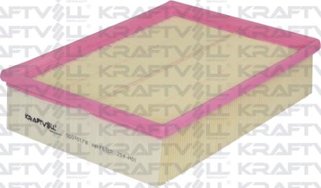 KRAFTVOLL GERMANY 06010178 - Воздушный фильтр, двигатель autospares.lv