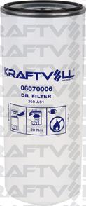 KRAFTVOLL GERMANY 06070006 - Масляный фильтр autospares.lv