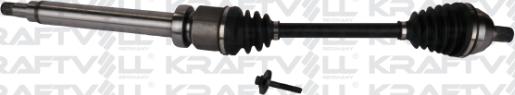 KRAFTVOLL GERMANY 01010145 - Приводной вал autospares.lv