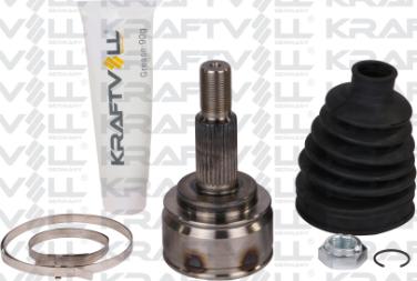 KRAFTVOLL GERMANY 01020093 - Шарнирный комплект, ШРУС, приводной вал autospares.lv