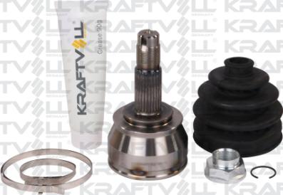 KRAFTVOLL GERMANY 01020051 - Шарнирный комплект, ШРУС, приводной вал autospares.lv