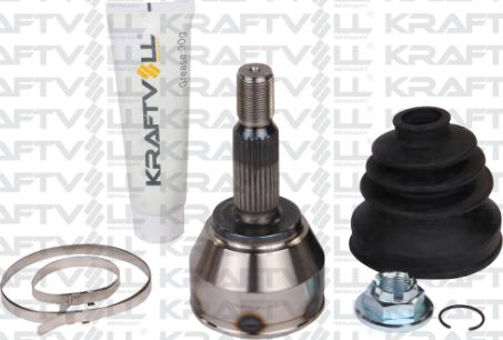 KRAFTVOLL GERMANY 01020065 - Шарнирный комплект, ШРУС, приводной вал autospares.lv