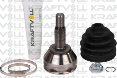 KRAFTVOLL GERMANY 01020063 - Шарнирный комплект, ШРУС, приводной вал autospares.lv