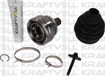 KRAFTVOLL GERMANY 01020164 - Шарнирный комплект, ШРУС, приводной вал autospares.lv